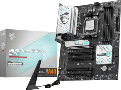 Pllakë amë MSI B840 Gaming Plus WiFi, AMD B840, Socket AM5, ATX