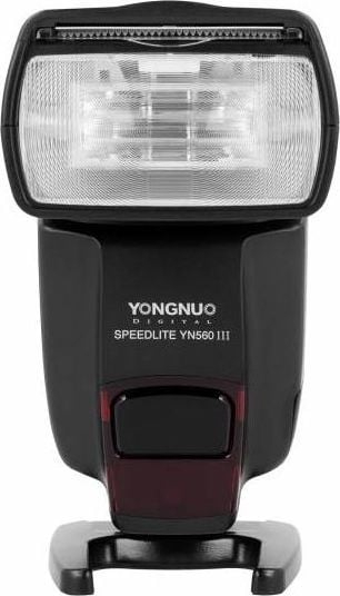 Blic fotografik Yongnuo YN560 III V2018, manual, me marrës radio 2.4 GHz, i zi
