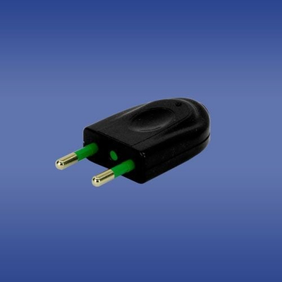 Prizë e sheshtë Elektro-Plast FWC 51.222, 16A, 250V, e zezë