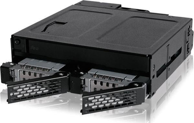 Kasetë disku ICY DOCK ToughArmor MB602SPO-B, bay 5.25", 2x 2.5", e zezë