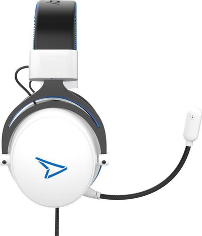 Слушалки за гејминг SteelPlay HP-52, опкружувачки звук 5.1, USB, бели