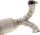Downpipe TurboWorks për Audi S4 B9 S5 3.0 TFSI, inoks, me mbulesë termike