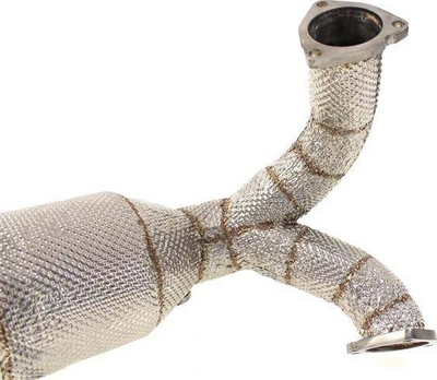 Downpipe TurboWorks për Audi S4 B9 S5 3.0 TFSI, inoks, me mbulesë termike