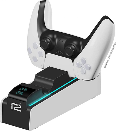 Станица за полнење контролери PS5, бела