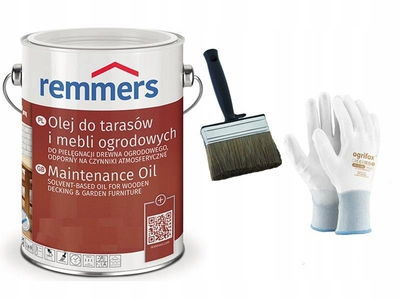 Vaj mirëmbajtës për dru Remmers Care Oil, 5L, për tarraca dhe mobilie kopshti, Teak