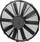 Ventilator ftohës makine SPAL 330mm SLIM thithës, 12V, i zi