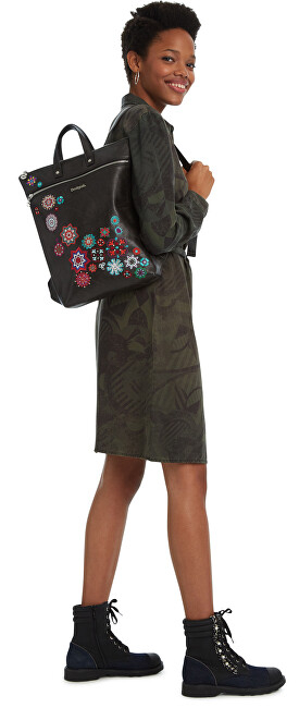 Çantë shpine Desigual 19WAKP07 2000, e zezë