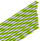 Pajë plastike letre Arpex, 144 copë, 20 cm, jeshile lime