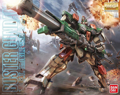 Model plastik Bandai Buster Gundam Seed MG, shkalla 1/100, multikolor