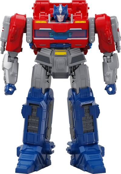 Lodër figurë Transformers One Power Flip Optimus Prime, interaktive, me dritë edhe zë, kuqe blu gri
