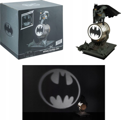 Lampë tavoline DC Comics Batman, LED, USB, gri e zezë
