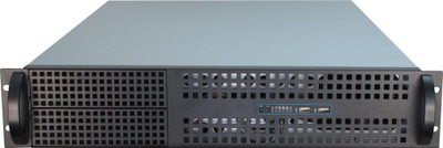 Kasi serveri rack Inter-Tech 2U-2129N, 2U, për disqe 3.5", e zezë argjendtë