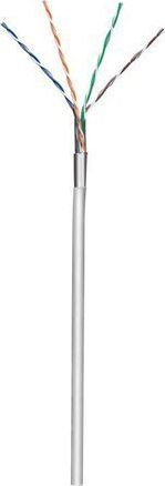 Kabllo rrjeti Wentronic Goobay 95707, CAT 5e F UTP, 305 m, gri