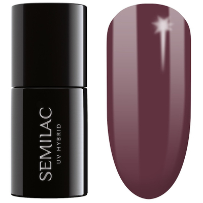 Llak xhel Semilac 030 Dark Chocolate, soak off, Allure Collection, çokollatë e errët
