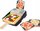 Set lodrash Casdon Ooni Pizza Maker, stacion toppingësh, aksesorë plastikë, shumëngjyrësh