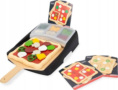 Set lodrash Casdon Ooni Pizza Maker, stacion toppingësh, aksesorë plastikë, shumëngjyrësh