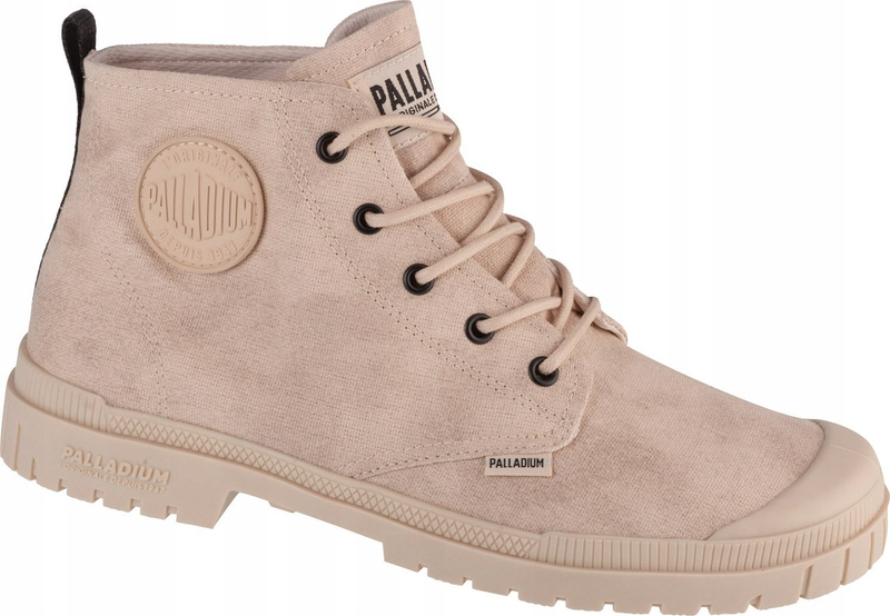 Atlete për femra Palladium Pampa SP20 Hi Wax W 74388-210-M, me lidhëse, beige
