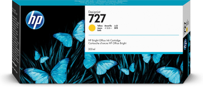 Кертриџ за принтер HP DesignJet 727 F9J78A, жолта боја