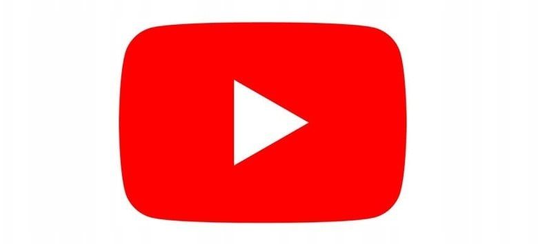 Logo YouTube, ikonë zyrtare, sfond i kuq, trekëndësh i bardhë