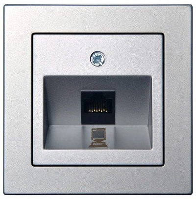 Prizë rrjeti Epsilon Frameless, RJ45, metalike