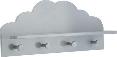 Varëse muri Atmosphera Cloud, MDF, me raft, gri e hapur