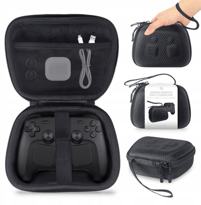 Etui për gamepad JYS SDM009 V2, Hard EVA, universal, i zi