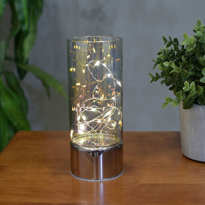 Dekorim xhami me fije ndriçuese Retlux RXL 360, LED, e bardhë e ngrohtë