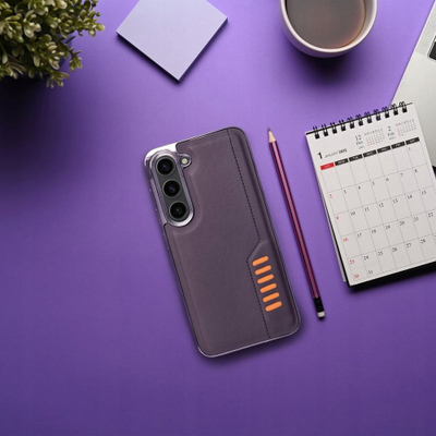 Mbulesë telefoni MILANO për Samsung S22 Ultra, me mbrojtje të forcuar, vjollcë e errët