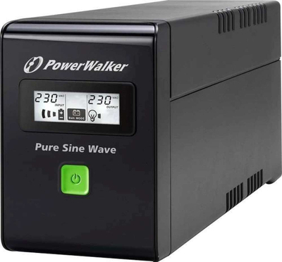 UPS Пауервокер VI 800 SW, 0.8 kVA 480 W, Лајн Интерактив, црн