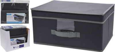 Shportë Storage Solutions, 39x29x19 cm, plastike, gri
