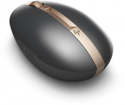 Бежичен глушец HP Spectre Rechargeable Mouse 700, со полначка батерија, ергономски, сив со бакар