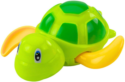 Lodër banjoje LEAN TOYS Bath Toy Wind Up Turtle, 13 cm, blu jeshile