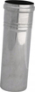 Tub inox Spiroflex 150, i lëmuar, 1m, ngjyrë argjendtë