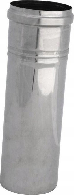 Tub inox Spiroflex 150, i lëmuar, 1m, ngjyrë argjendtë