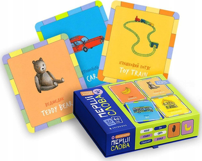 Lojë edukative me kartela FLASH CARDS, mësim i anglishtes, për fëmijë, shumëngjyrëshe