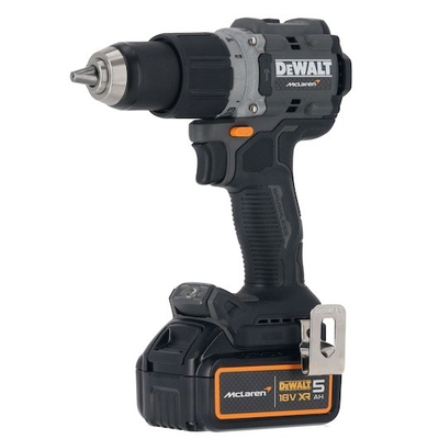 Set kaçavidë goditëse DeWALT McLaren DCD85MP2T, 18V, 2x5Ah, i verdhë e zi