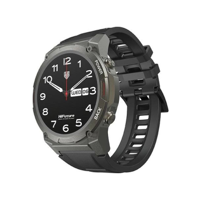 Ora inteligjente HiFuture FutureGo Mix2, ekran 1.43", Bluetooth 5.3, e zezë