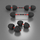Set peshash HMS SGN140 6 në 1, 40kg, barbell, hantela, kettlebell, e zezë