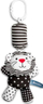 Висулка за количка Sensillo Black and White лав, играчка плиш, црно и бело