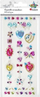 Stickers kristalesh vetëngjitëse Titanum Self-Adhesive Crystals Mix, set dekorativ, shumëngjyrësh