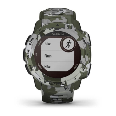 Smartwatch Garmin Instinct Solar Camo, GPS, karikim me diell, jeshile kamuflazh