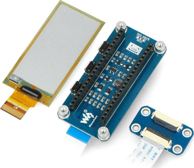 Display E-paper Waveshare 20124, 2.13", 212x104, bardhë e zi