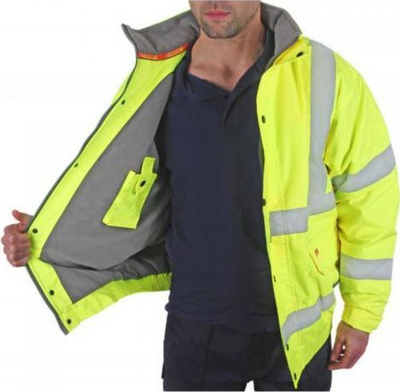 Xhaketë pune Beeswift High Visibility Bomber, XL, reflektuese, e verdhë