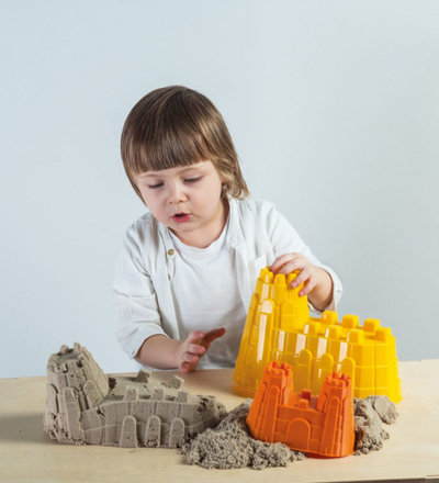 Kallep rere Marioinex Mini Castle 6, plastike, shume ngjyra