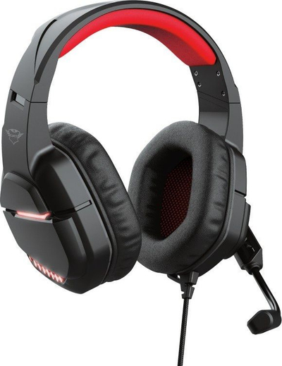 Kufje gaming Trust GXT 448 Nixxo, me mikrofon, me kabllo 3.5 mm, të zeza