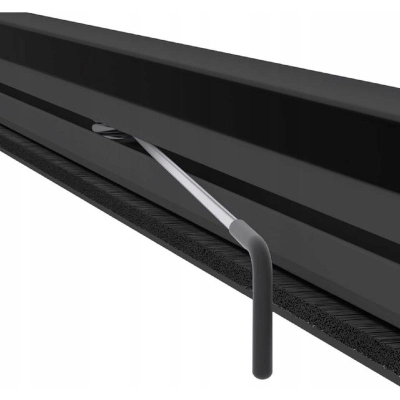 Rrjetë kunder mushkonjave Easy Life EasyLINE, alumin, deri 130 x 150 cm, e zezë