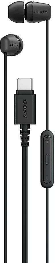 Kufje in-ear Sony IER-EX15C, USB-C, me mikrofon, të zeza