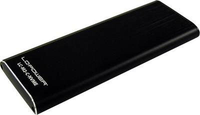 Kuti e jashtme SSD LC-Power LC-M2-C-NVME, M.2 NVMe, USB-C 3.2 Gen 2, argjendtë