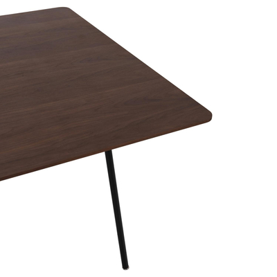 Tavolinë ngrënieje katrore Trenk 120x120x75Hcm (HM9614.02), zezë