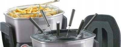 Fritezë Fritel FF1400, kapacitet praktik, dizajn kompakt, e bardhë